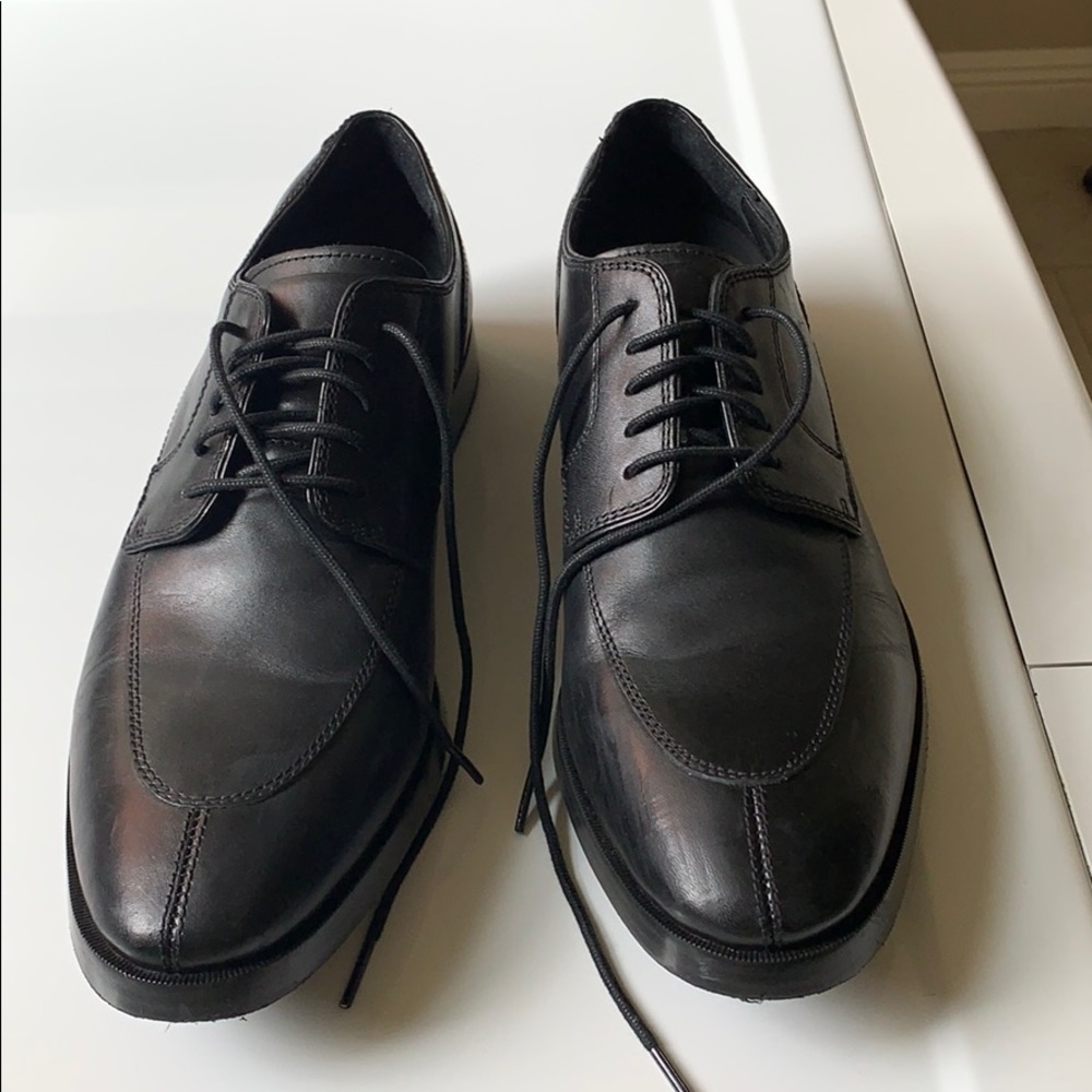 Men’s Black Lace-up Oxfords, Cole Haan, 8.5